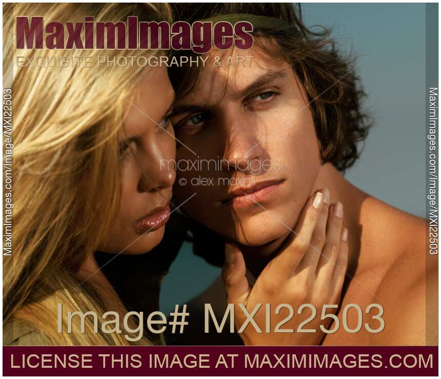 Young Couple Sensual Portrait