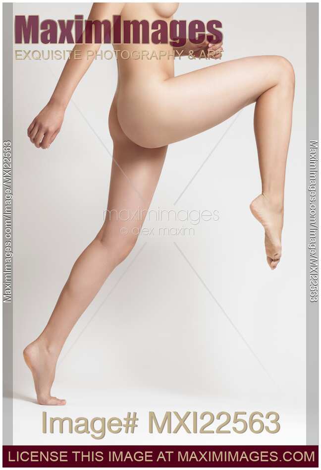 Young Naked Woman Legs