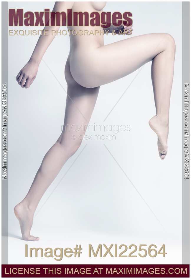 Young Naked Woman Legs