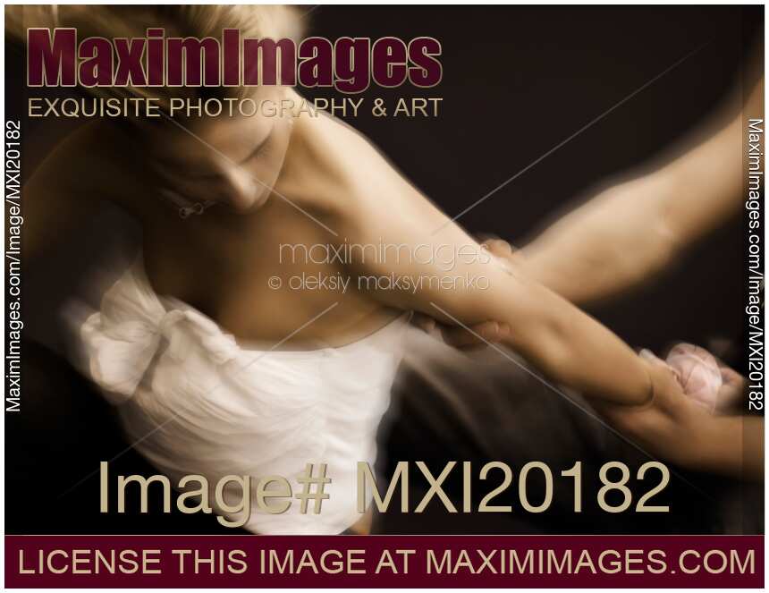 Young woman escaping from man physical abuse concept