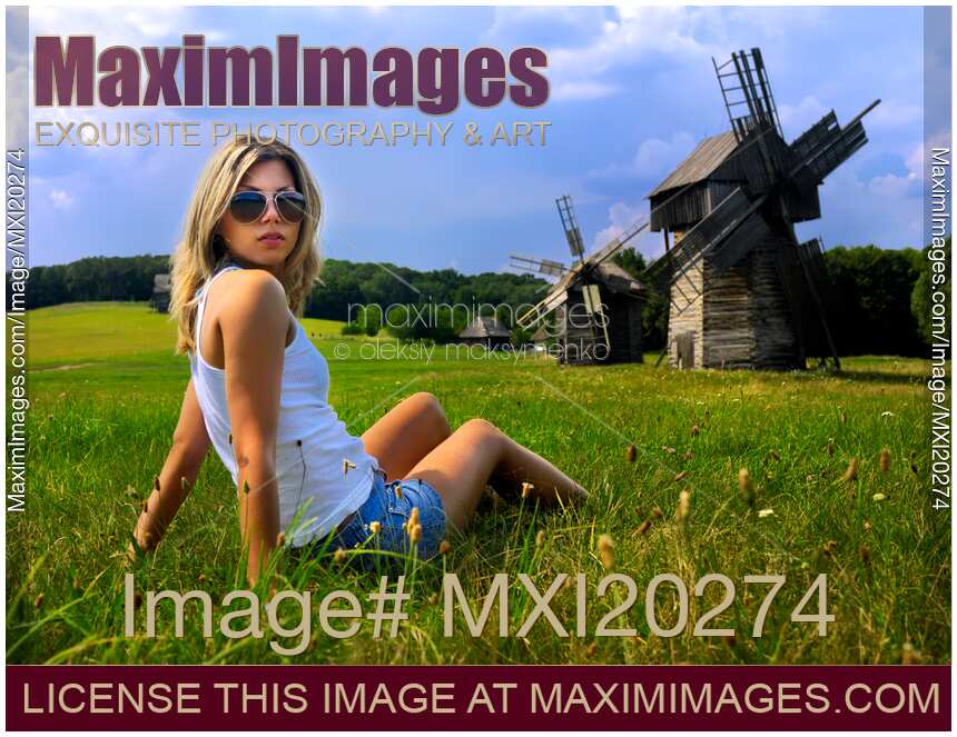 Young woman in countryside