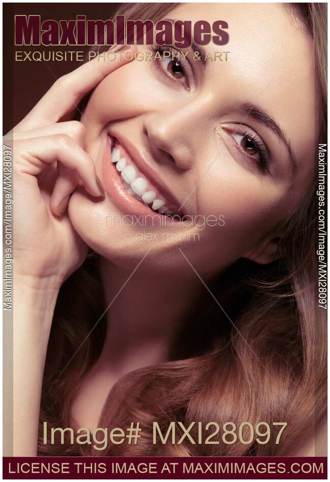 Young woman with a natural smile