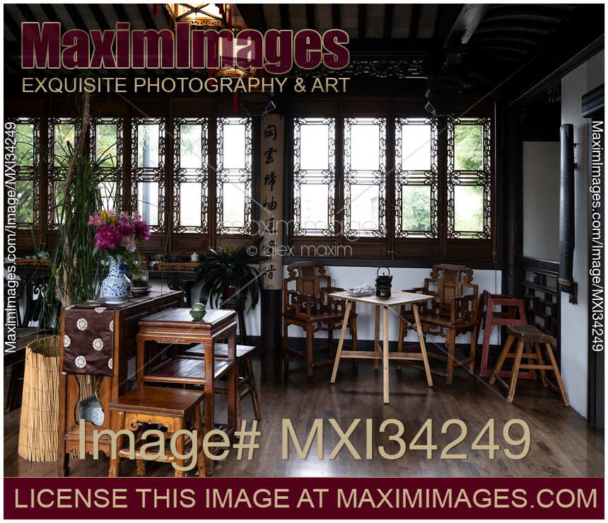 Yun Shui Chinese teahouse interior