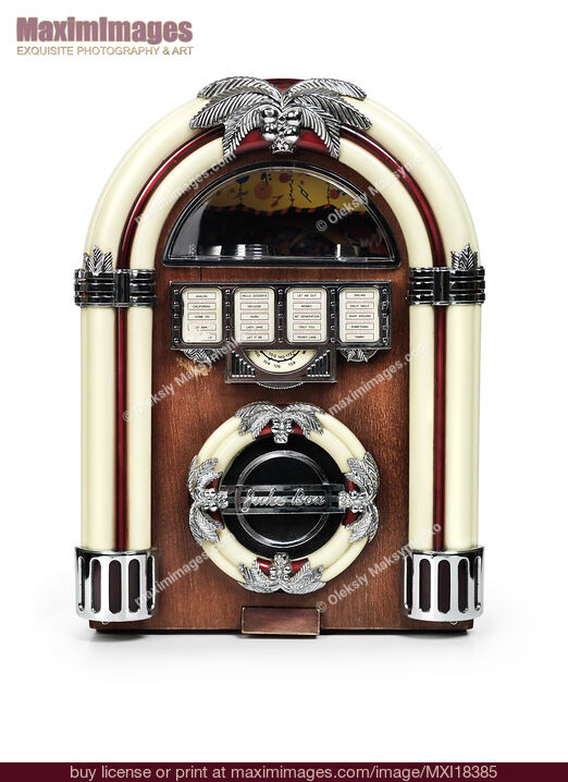 Stock photo of Retro Juke Box Radio Buy commercial use license at MaximImages