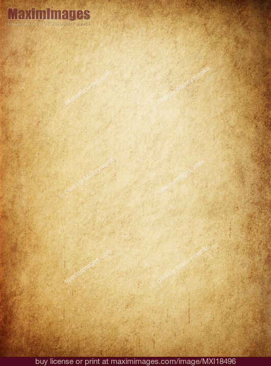 Stock photo of Antique Yellowish Parchment Buy commercial use license at MaximImages