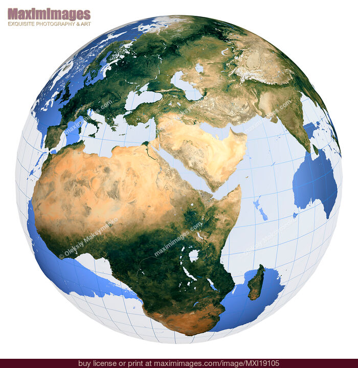 Stock image of Earth Globe Buy commercial use license at MaximImages