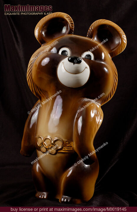 Stock photo of Russian Olympic Bear Buy commercial use license at MaximImages