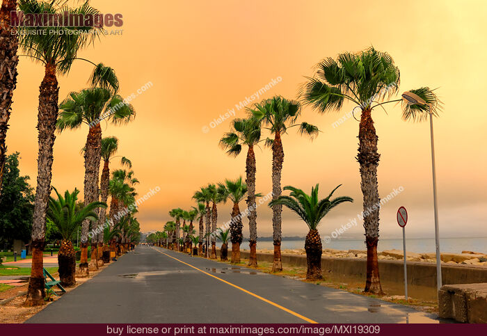 Stock photo of Limassol City Sea Front Buy commercial use license at MaximImages