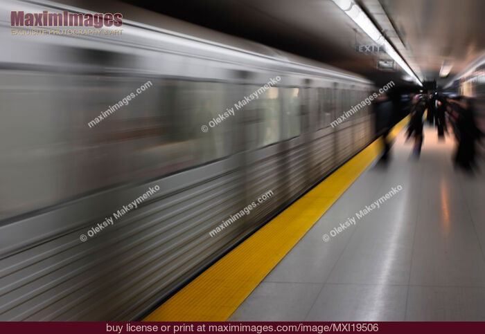 Stock photo of Subway Train Buy commercial use license at MaximImages