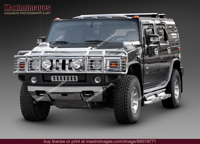 Stock photo of Hummer H2 Buy commercial use license at MaximImages