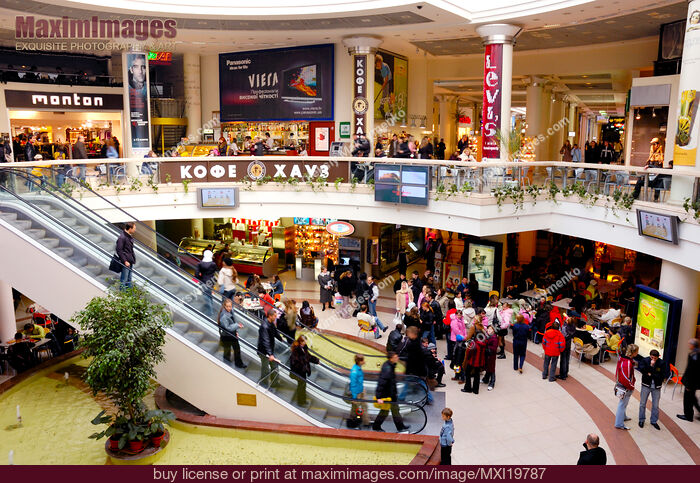 Stock photo of Globus Shopping Mall in Kiev Buy commercial use license at MaximImages