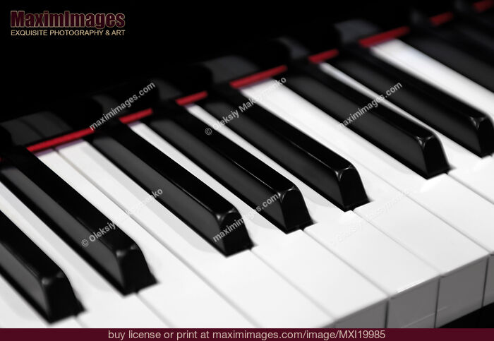Stock photo of Piano Keyboard Buy commercial use license at MaximImages