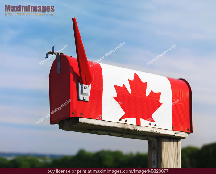 Canadian Mailbox. Stock Photo MXI20077