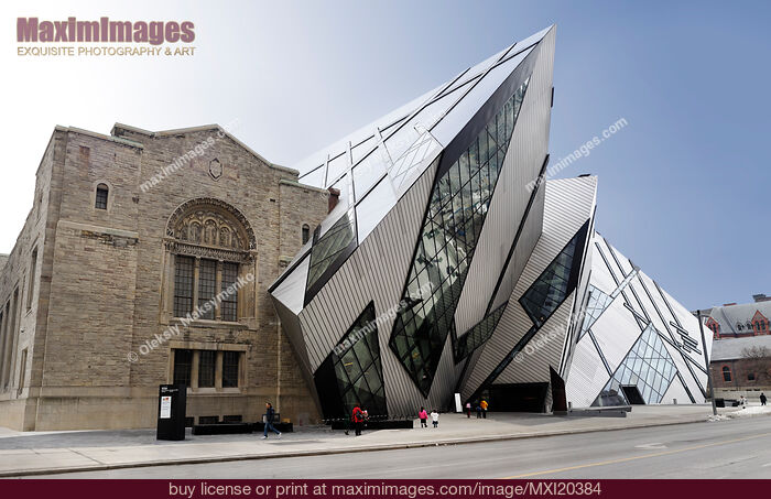Stock photo of Royal Ontario Museum Michael Lee-Chin Crystal Buy commercial use license at MaximImages