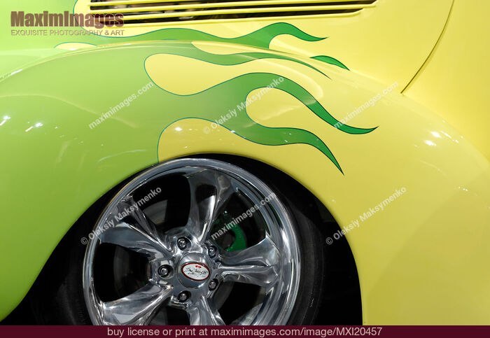 Stock photo of Hot Rod Flame Paint Job Buy commercial use license at MaximImages