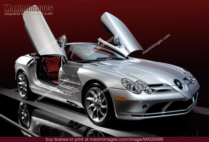 Stock photo of Mercedes Benz SLR McLaren Buy commercial use license at MaximImages