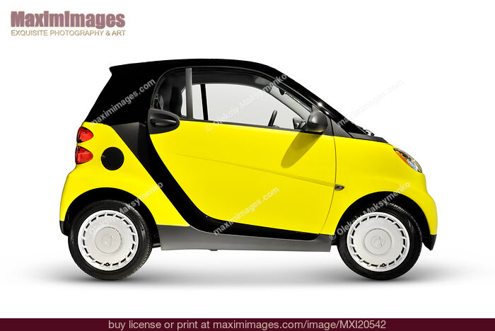 Stock photo of 2008 Smart Fortwo Mini City Car Buy commercial use license at MaximImages