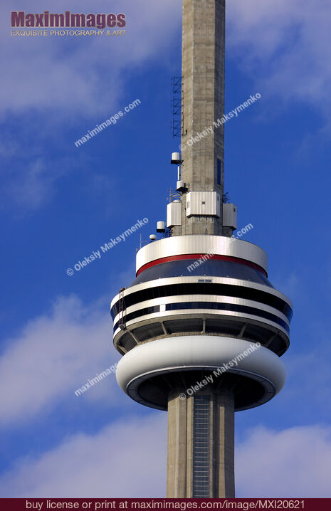 Stock photo of CN Tower Toronto Canada Buy commercial use license at MaximImages