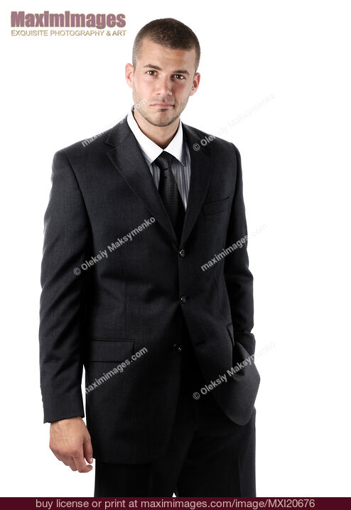 Man in a Business Suit. Stock Photo MXI20676