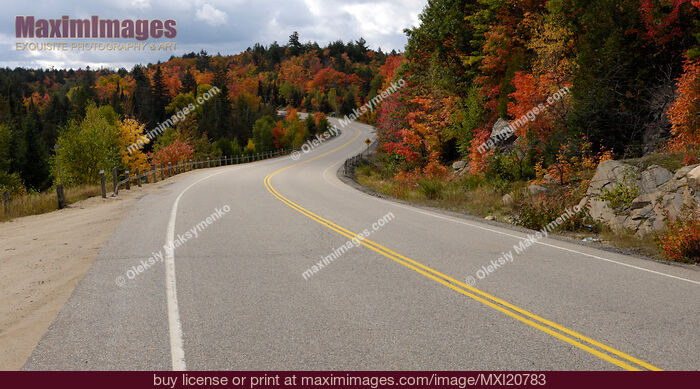 Stock photo of Winding Road Buy commercial use license at MaximImages