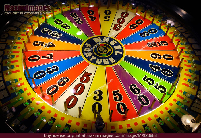 Stock photo of Wheel of Fortune Buy commercial use license at MaximImages