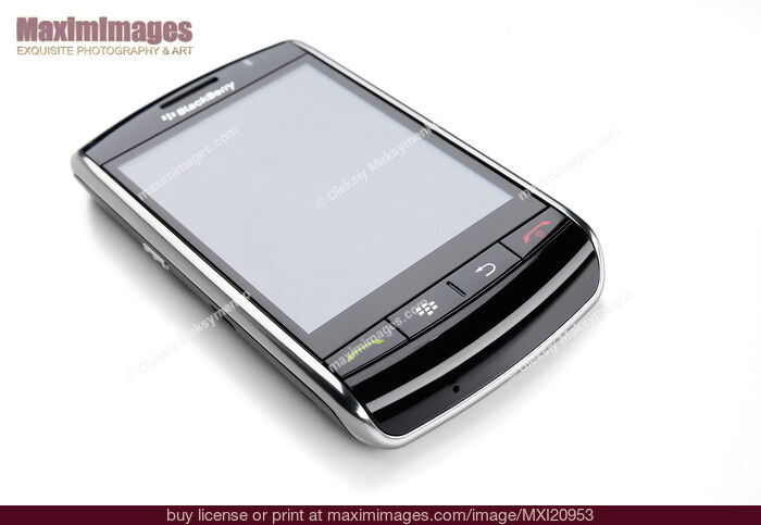 Stock photo of BlackBerry Storm Smartphone Buy commercial use license at MaximImages