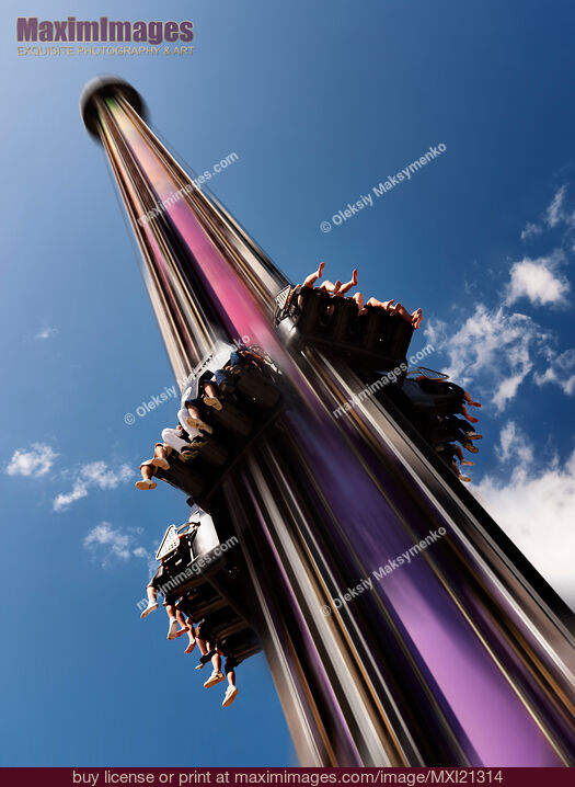 Stock photo of Drop Tower at Canada's Wonderland Buy commercial use license at MaximImages
