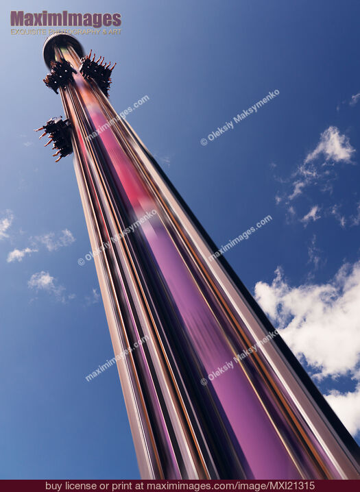 Stock photo of Drop Tower at Canada's Wonderland Buy commercial use license at MaximImages