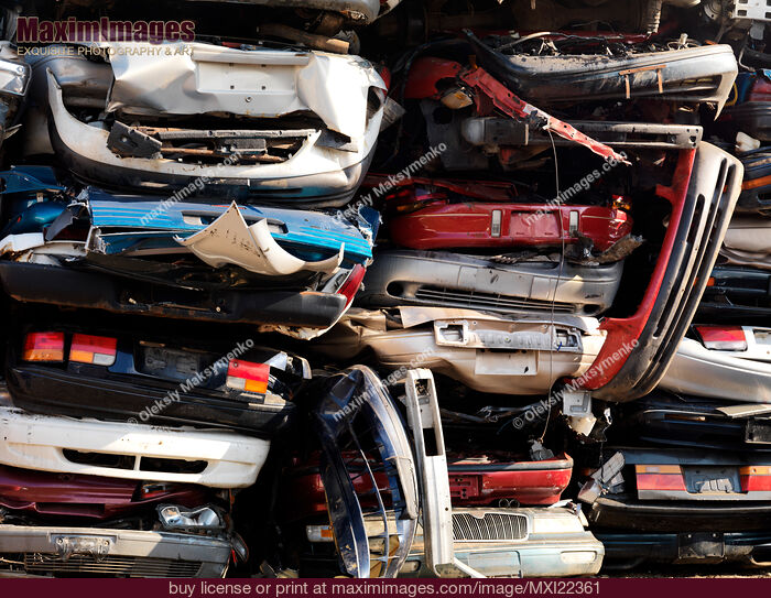 Car Scrap Yard. Stock Photo MXI22361