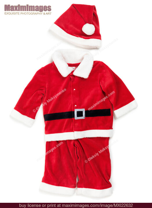 Stock photo of Baby Santa Costume Buy commercial use license at MaximImages