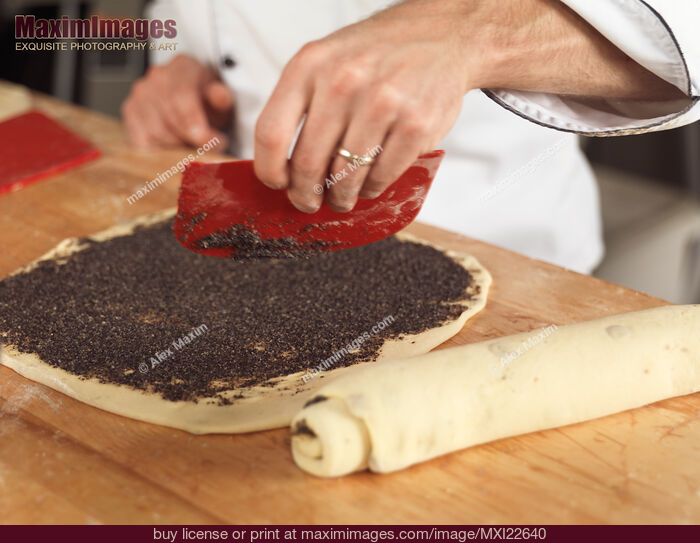 Baker Making Pastries. Stock Photo MXI22640