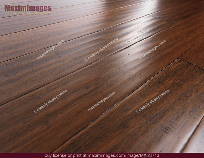 Antique Bamboo Hardwood Flooring. Stock Photo MXI22713