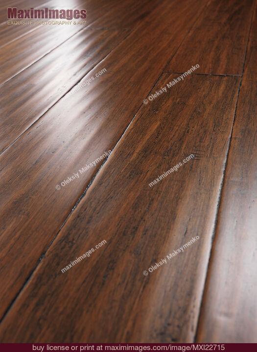 Antique Bamboo Hardwood Flooring. Stock Photo MXI22715