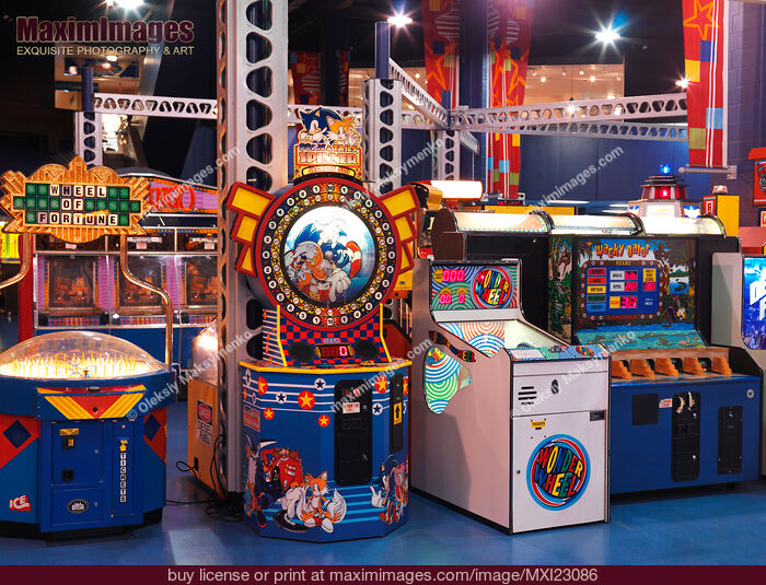 Arcade Game Venue. Stock Photo MXI23086