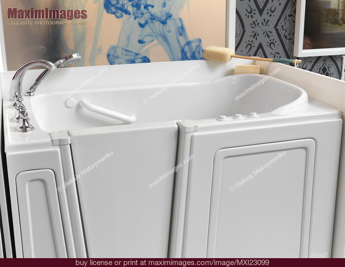 Accessible sitting bath. Stock Photo MXI23099