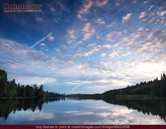Stock photo of Algonquin Provincial Park Lake of Two Rivers Buy commercial use license at MaximImages