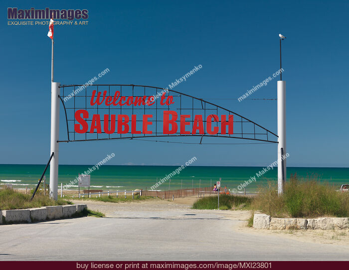 Stock photo of Sauble beach Ontario Canada Buy commercial use license at MaximImages