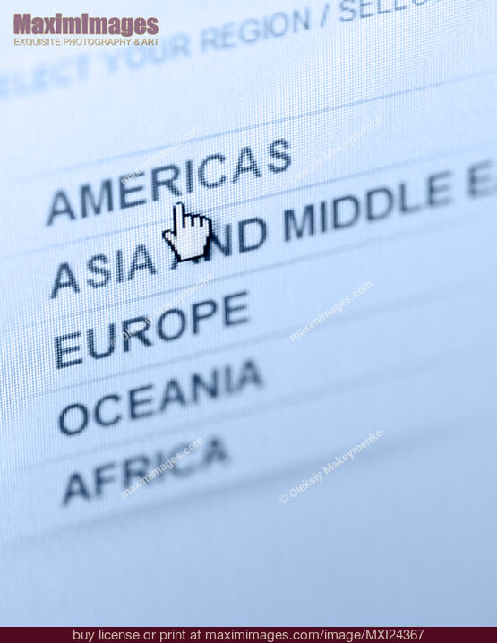 Stock photo of Web site localization Buy commercial use license at MaximImages