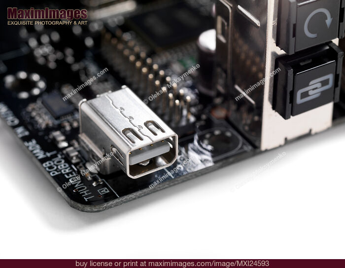 Thunderbolt connector. Stock Photo MXI24593