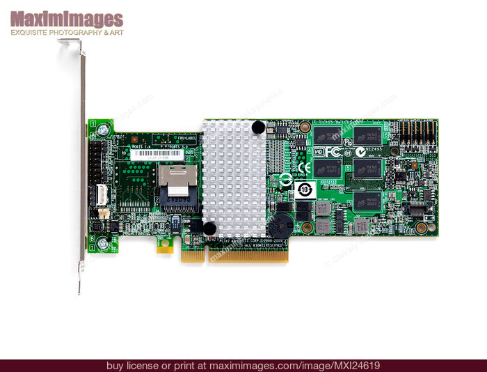 RAID controller card. Stock Photo MXI24619
