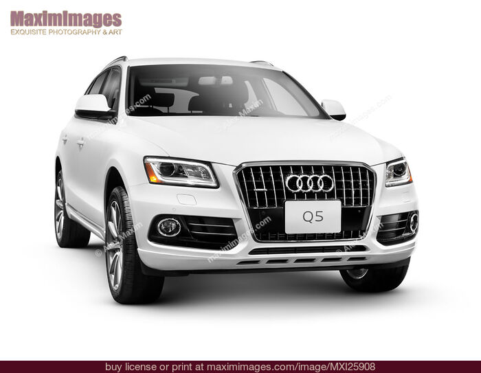 Stock photo of 2014 Audi Q5 TDI Quattro car studio photo isolated on white Buy commercial use license at MaximImages