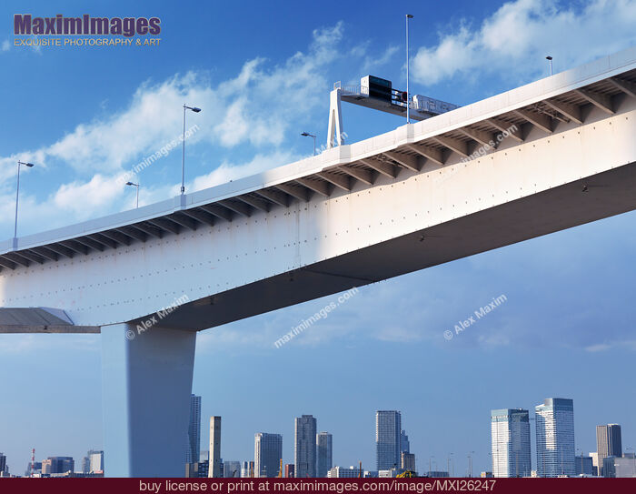 Stock photo of Elevated highway in Tokyo Buy commercial use license at MaximImages