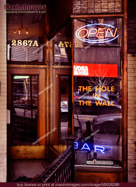 The Hole in The Wall bar at the Junction Toronto. Stock Photo MXI26289