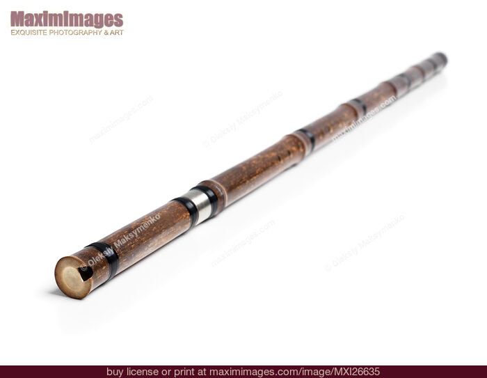 Xiao Chinese bamboo flute. Stock Photo MXI26635