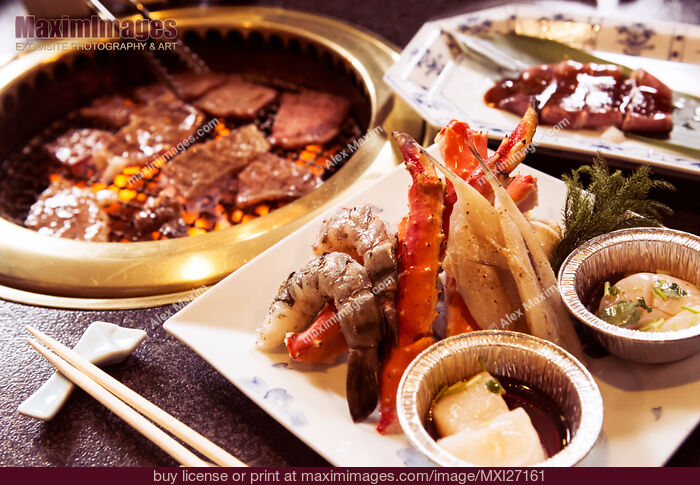 Stock photo of Japanese barbecue grill restaurant Buy commercial use license at MaximImages