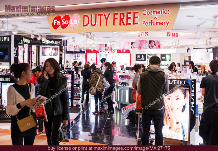 Stock photo of Airport Duty Free shop in Narita Japan Buy commercial use license at MaximImages