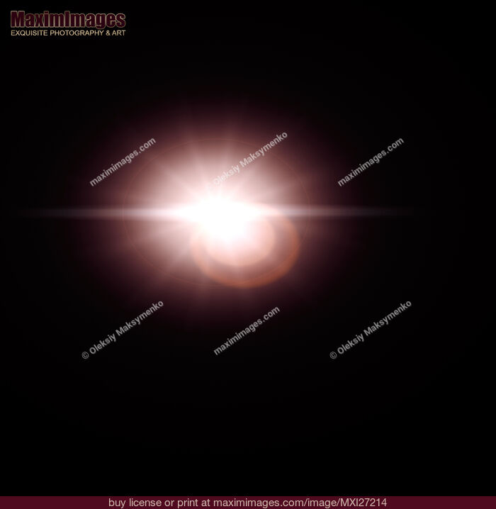 Stock image of Lens Flare sun effect Buy commercial use license at MaximImages