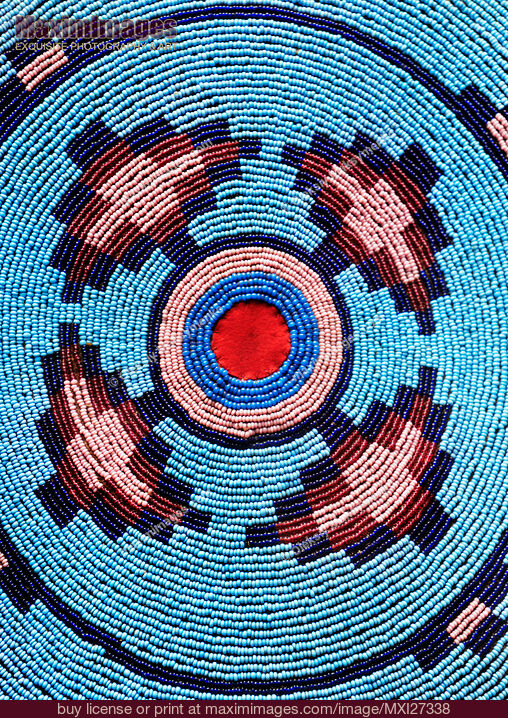Aboriginal beadwork design. Stock Photo MXI27338