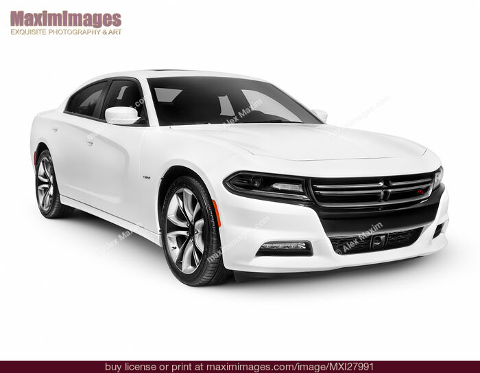Stock photo of 2015 Dodge Charger RT sports car Buy commercial use license at MaximImages