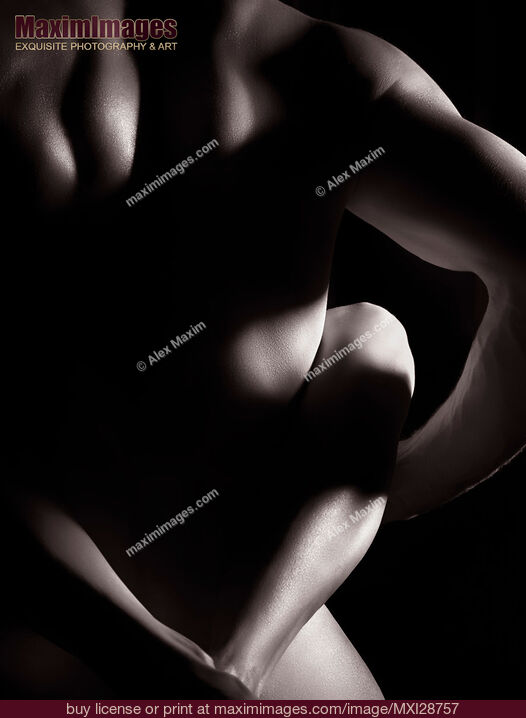 Stock photo of Couple making love sensual abstract black and white concept Buy commercial use license at MaximImages